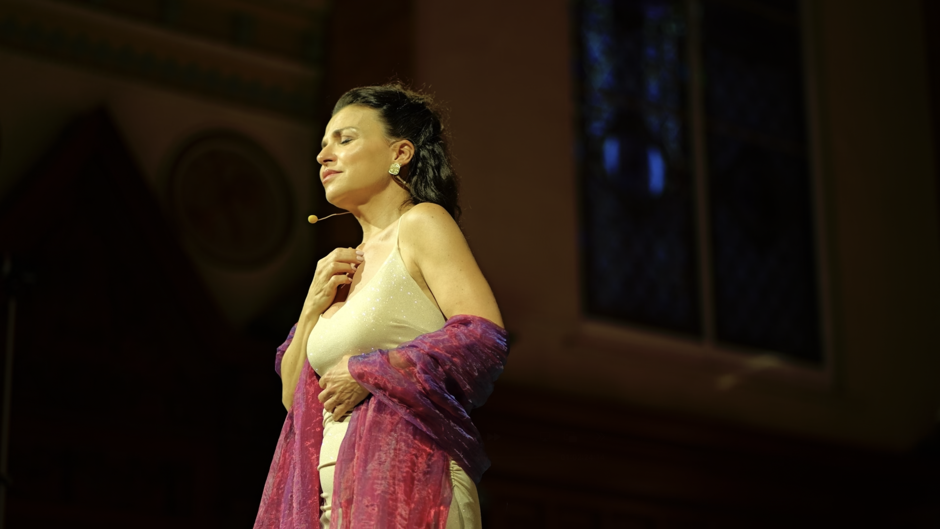 La chapelle illuminée